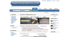 Desktop Screenshot of powerwashstencils.com